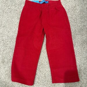 Red Kids Corduroy Pants